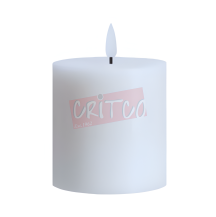 3X3 Pillar Candle-Flat Top
