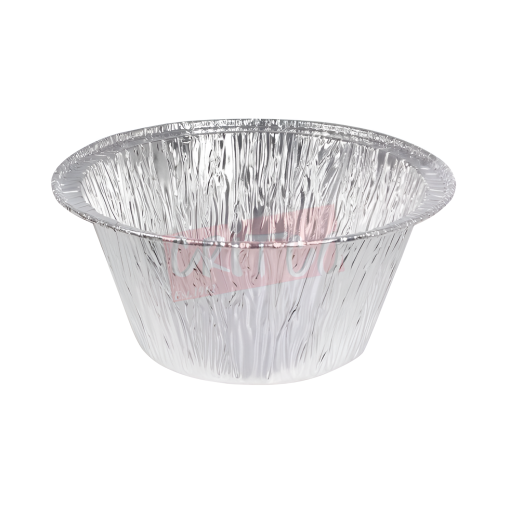 80ml Aluminium Lave Cake Container - Round