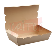 900ml Paper Lunch Box-Kraft