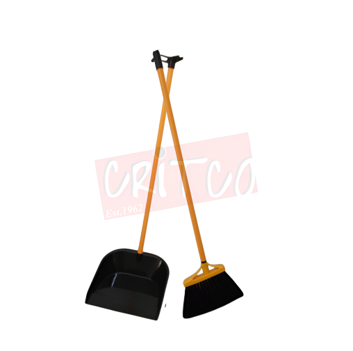 Lobby Dustpan with Broom