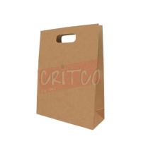 9.5x5.5x2.75inch Square Bottom Bag with Die Cut