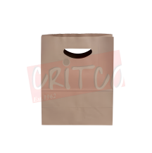 11x8.5x4 Inch Plain Die-Cut Bag Small