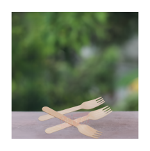 5 inch Wooden Fork-Natural