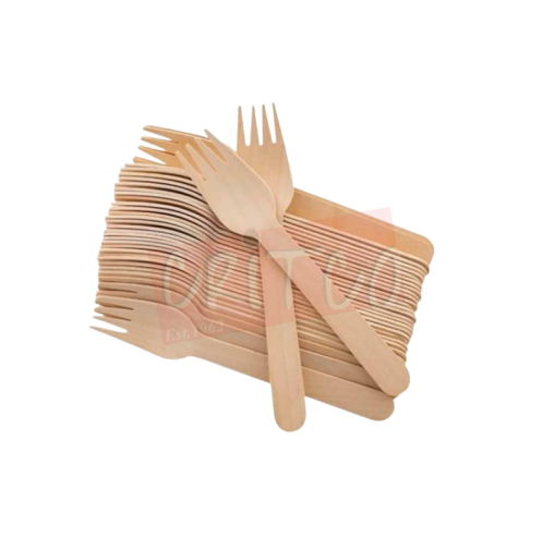 5 inch Wooden Fork-Natural