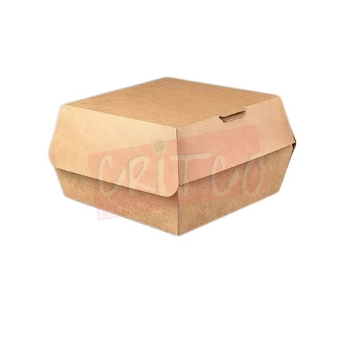 5.5x5.5inch Large Burger Box Kraft