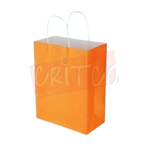 12x10x4.5inch Orange Gift Paper Bag