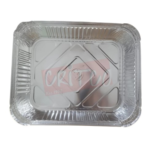 3650ml Aluminium Container With Lid Rectangle