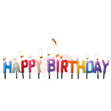 Happy Birthday Candle Card-Embosed