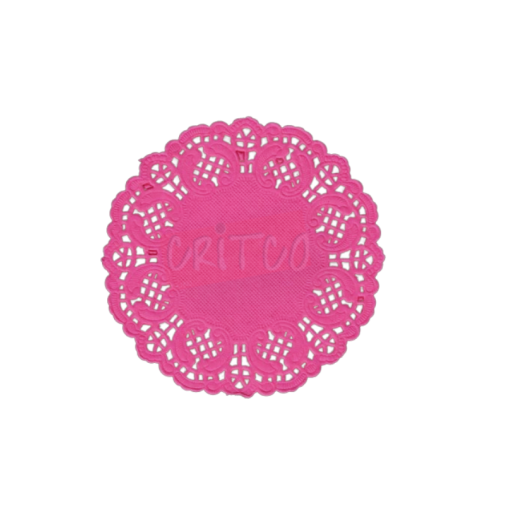 5.5 inch Paper Mat-Pink-RND-12