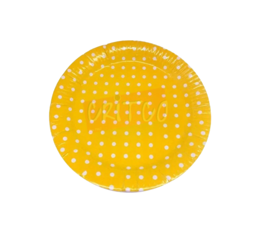 7 inch Paper Plate-PD-Yellow