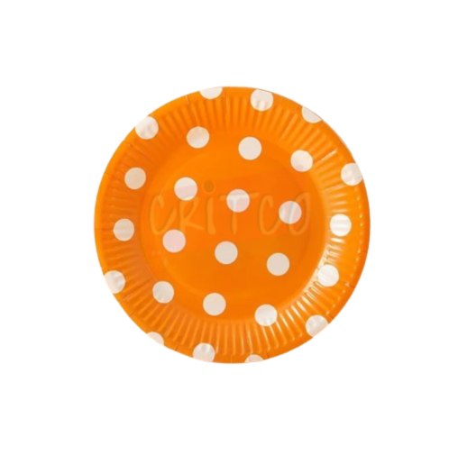 7 inch Paper Plate-PD-Orange