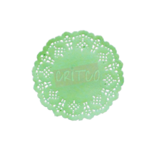 4.5 inch Paper Mat-Light Green-RND-12