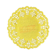 8.5 inch Paper Mat-Yellow-RND-12