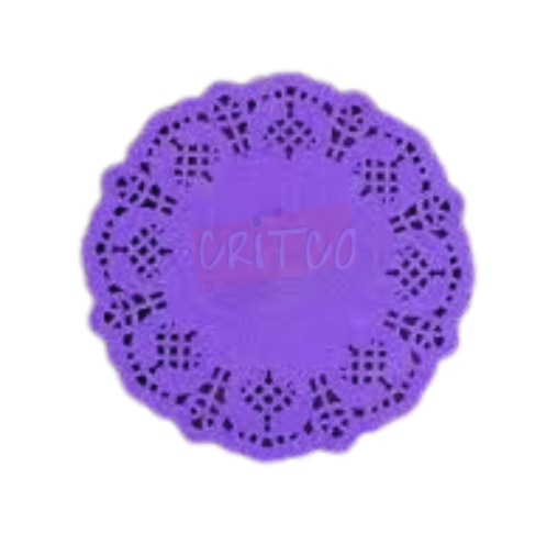 8.5 inch Paper Mat-Purple-RND-12