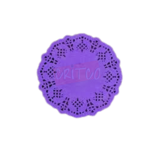 3.5 inch Paper Mat-Purple-RND-12