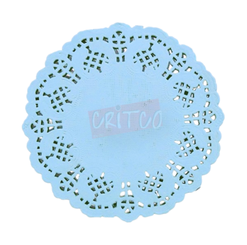 8.5 inch Paper Mat-Light Blue-RND-12