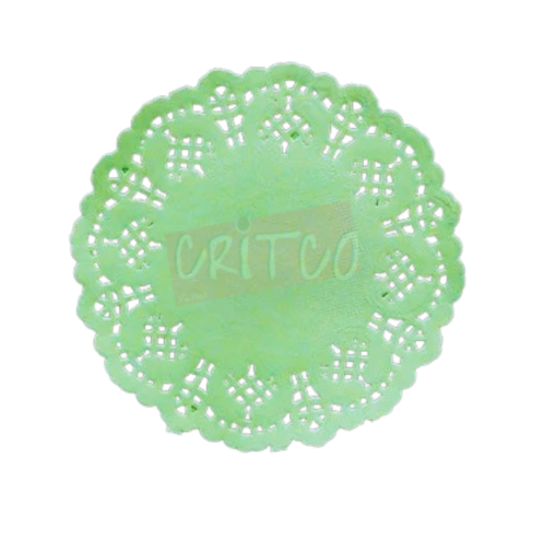 6.5 inch Paper Mat-Light Green-RND-12