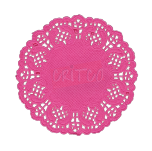 8.5 inch Paper Mat-Pink-RND-12